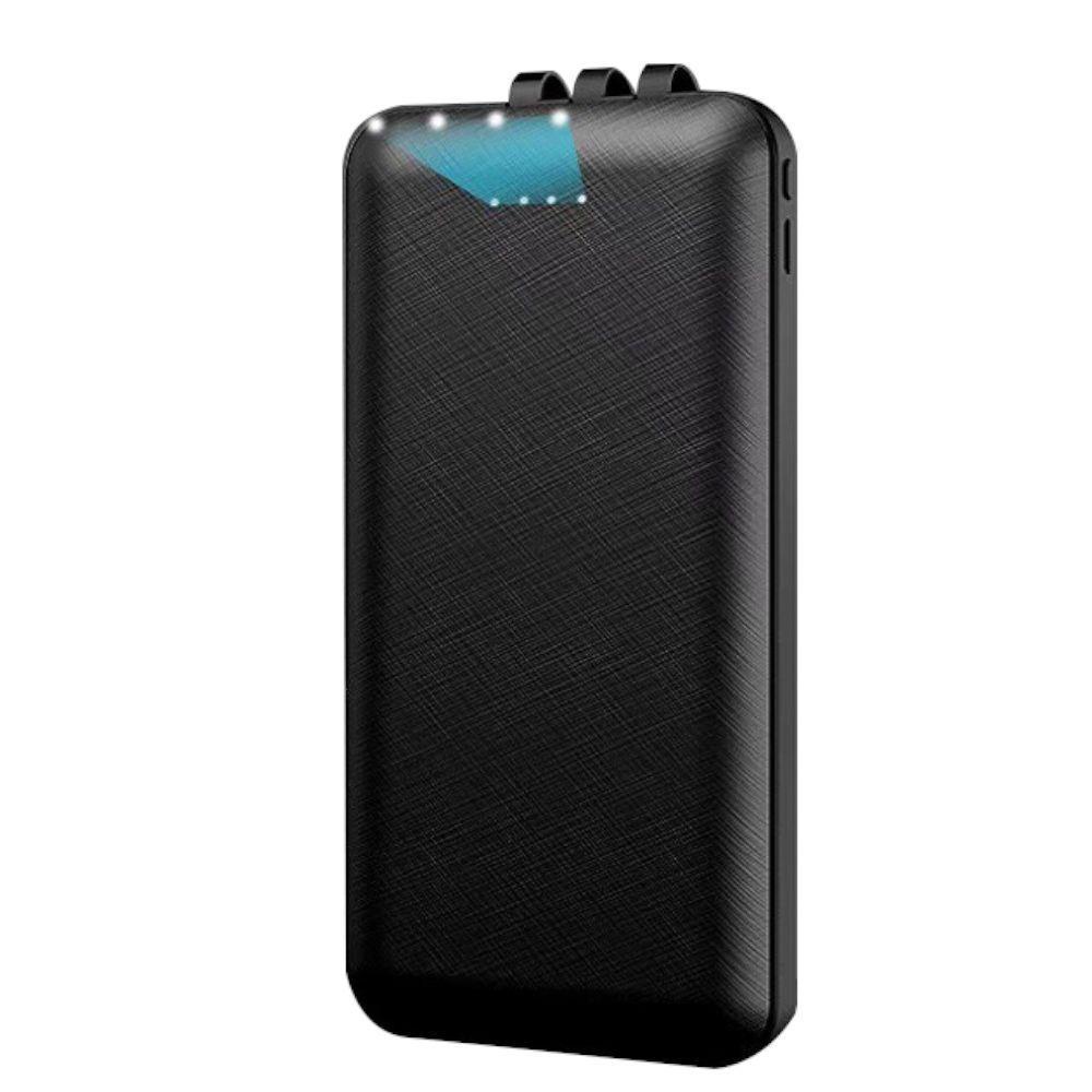 Carregador Portátil Power Bank Benoá 10000mAh 3 Cabos IOS Micro USB Tipo C - Mobile & Gadgets