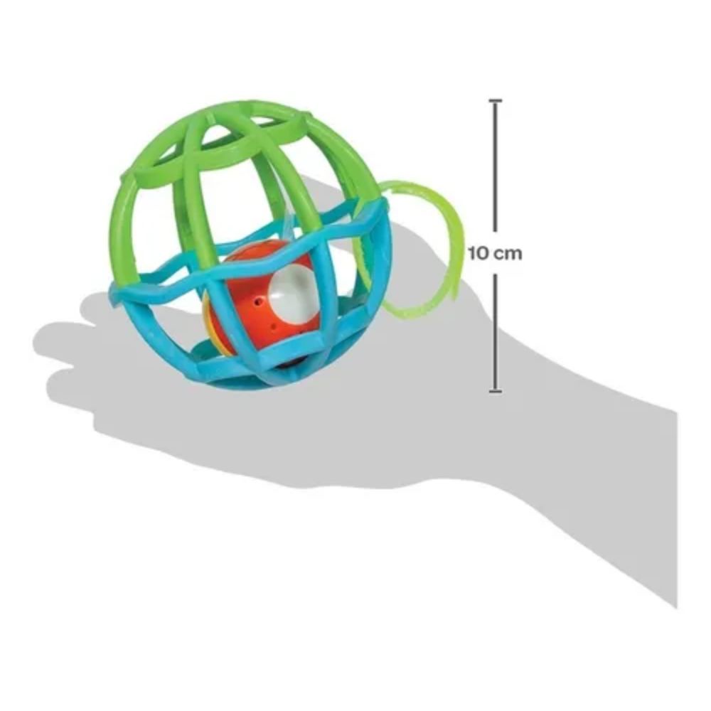 Baby Ball Luz E Som Brinquedo Para Bebê 6 Meses bola  chocalho Interativo