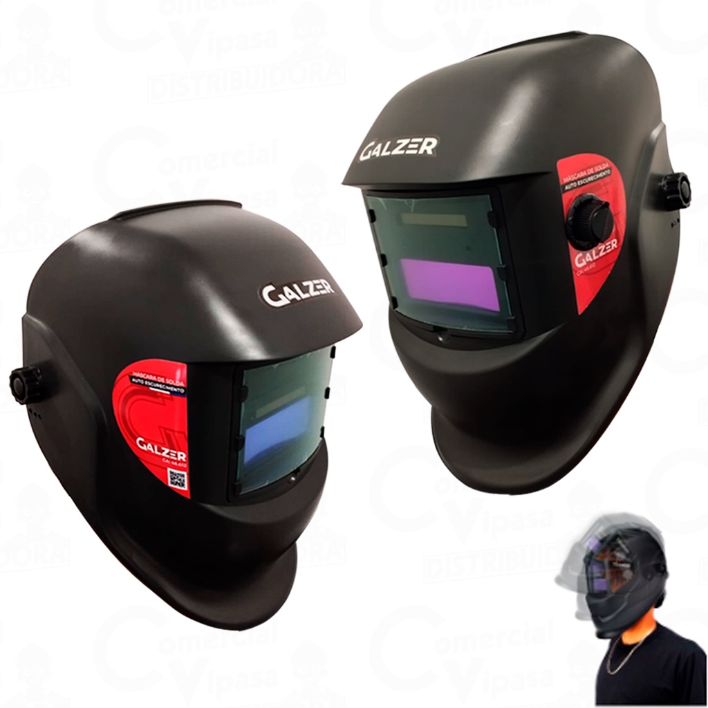 Mascara De Solda Automática Auto Escurecimento Com Ou Sem Regulagem Mais Proteção Segurança - Home & Living