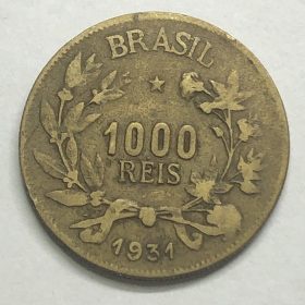 1000 RÉIS 1931 BRASIL "DATA ESCASSA"