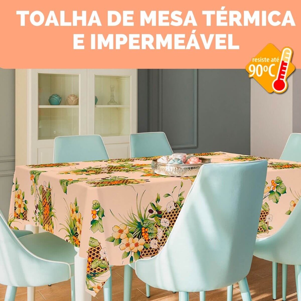 Toalhas Mesa de Plástico 4 6 8 e 10 Lugares Luxo Quadrada Limpa Fácil Térmica Impermeável Decoração para Cozinha