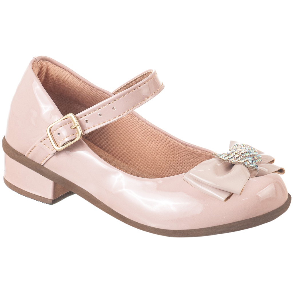 Sapatilha Infantil Feminina Saltinho Com Laço Strass Boneca Salto Baixo Alto Médio Festa Moda Blogueira Confortável em Oferta na Shopee