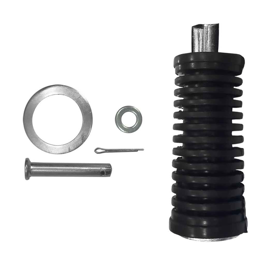 Pedaleira Intruder 125 Yes 125 Par Traseiro Kit Com 2 — imagem 2 de 2