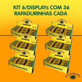 KIT 6x Rapadurinha de Minas Display 36 unidades de 25g