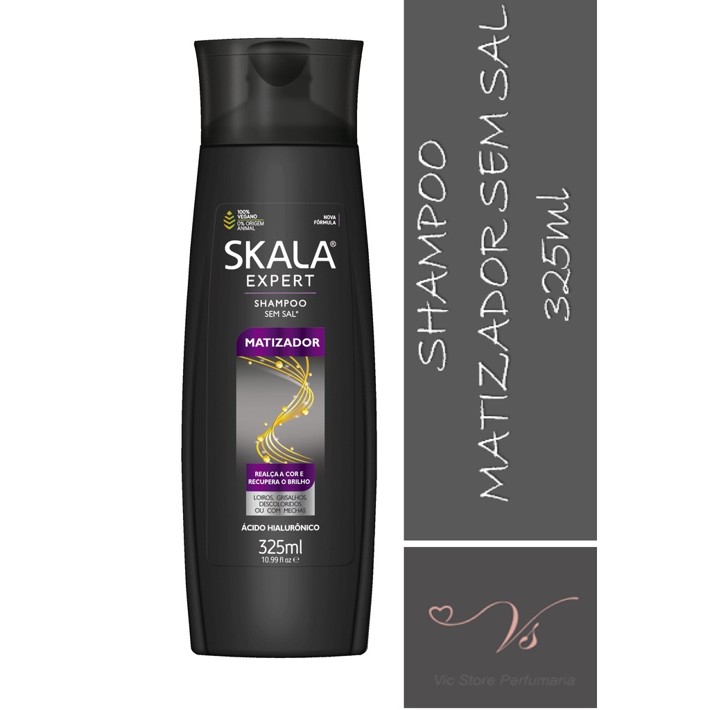 Shampoo Matizador Sem Sal Skala 325ml