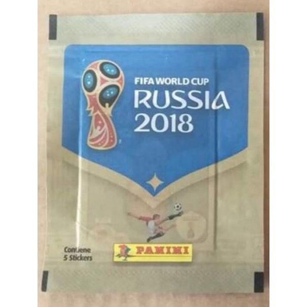 Envelope Lacrado de Figurinhas - Copa do Mundo Rússia 2018 - Panini