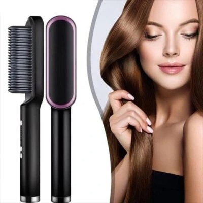 Escova Alisadora De Cabelo Profissional Multifuncional Bivolt