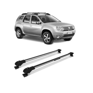 Travessa Rack Teto Renault Duster 2011 2012 13 2014 2015 Cristalcar Slim em Oferta na Shopee