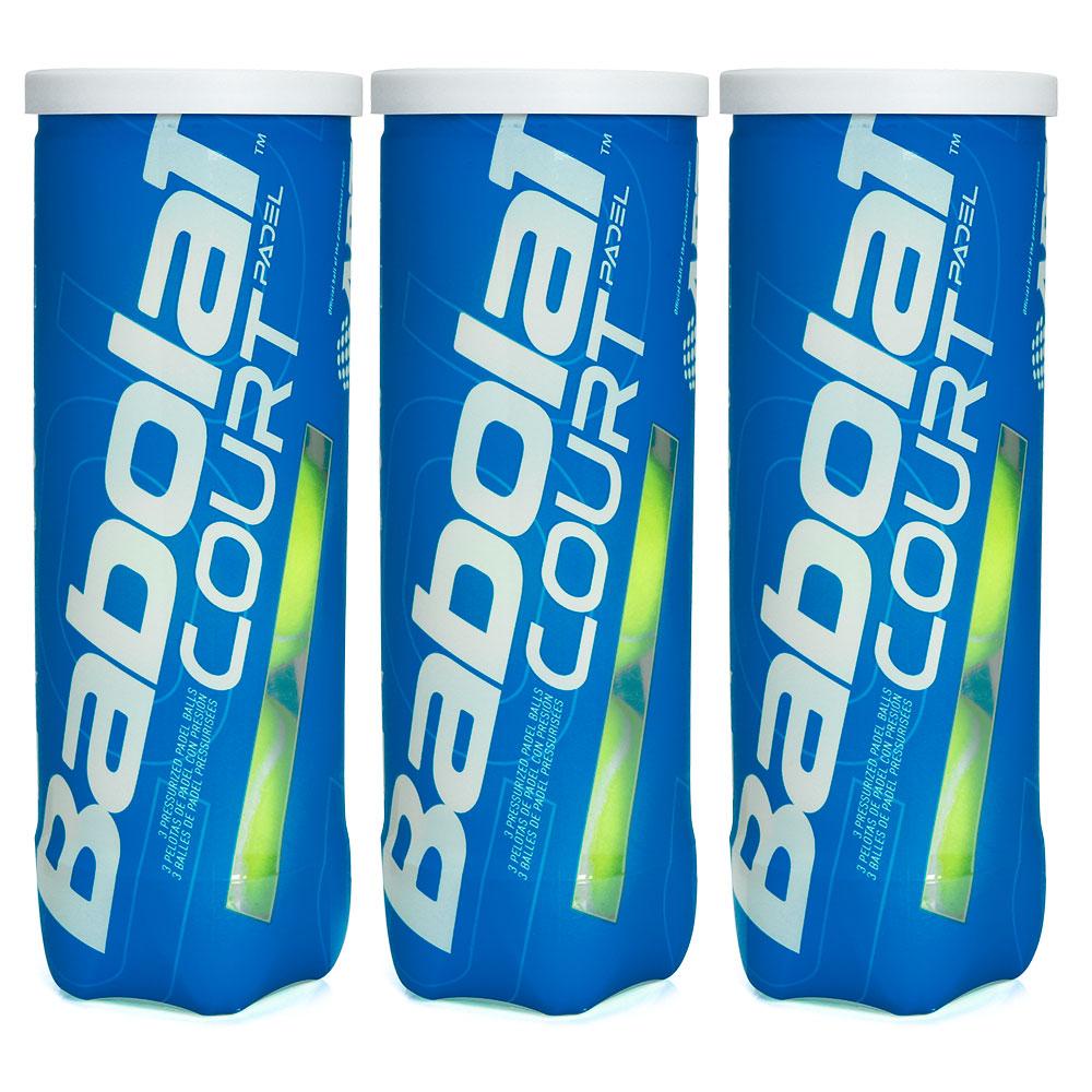Bola de Padel Babolat Court Padel Pack com 03 Tubos em Oferta na Shopee