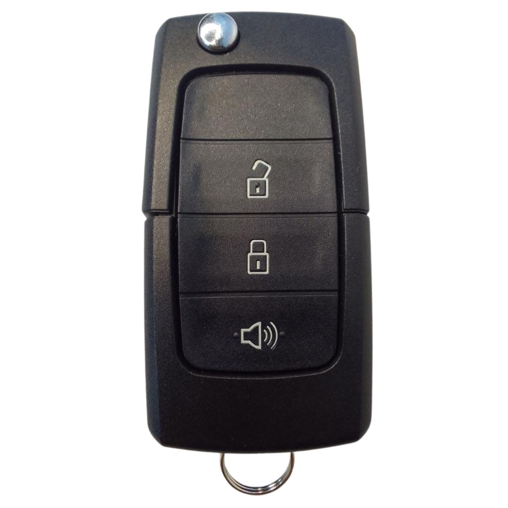 Chave Canivete Completo Ford Ecosport 2011/2012 de 3 Botões Sem Chip Frequência 315mhz