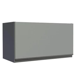 Armário de Cozinha Aéreo 60 cm 1 Porta Basculante Cinza Nice Madesa