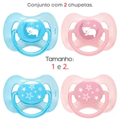 Chupeta Texturizada Massageador Conforto Ultra Soft C/ Tampa