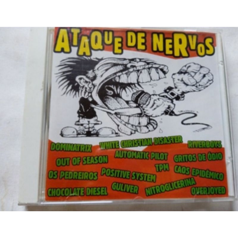 CD coletânea ataque de nervos com dominatrix tpm... perfeito estado midia e capa