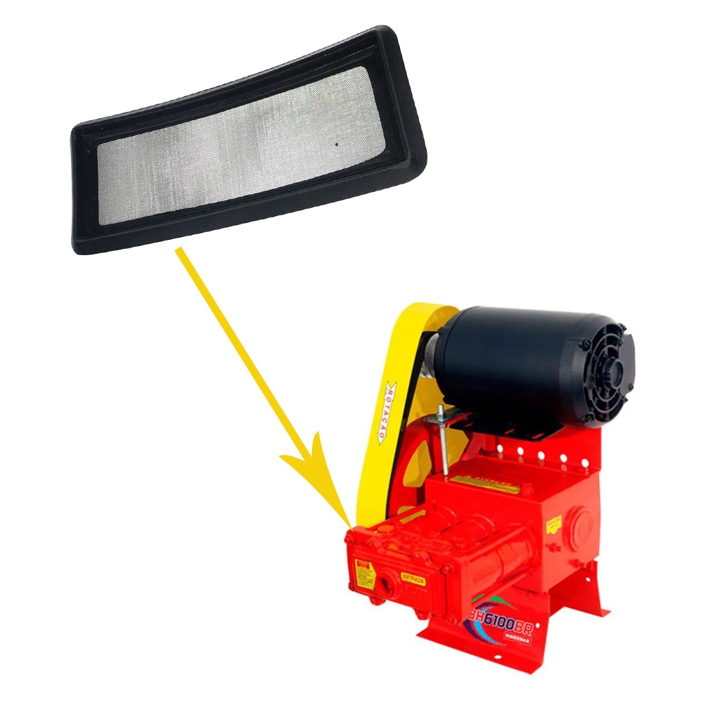 ELEMENTO FILTRANTE TELA INOX FILTRO LAVADORAS HIDROMAR BH