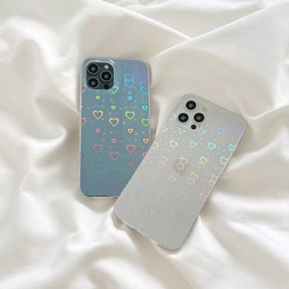 Pelicula traseira holografica iphone desenhos coração/estrela/sereia 14/14Pro/14Pro Max