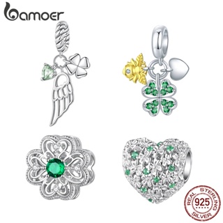 Bamoer Elegante Série Sorte De Prata 925 Contas Penduradas Para Pulseiras BSC759 em Oferta na Shopee