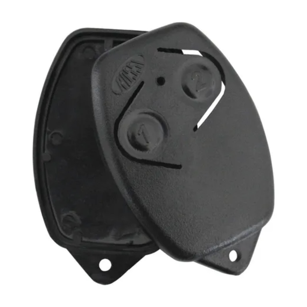 Carcaça Caixa Plástica De Reposição Frente Fundo para Controle Remoto Rossi Preto em Oferta na Shopee