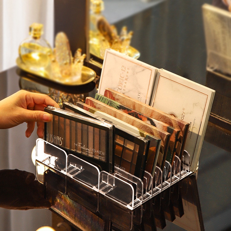 Organizador Maquiagem Porta Paleta Batom Blush Rímel Pó Acrílico Transparente