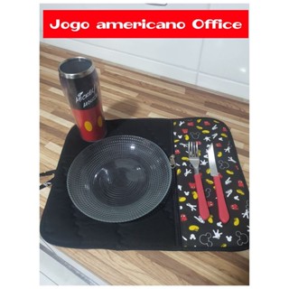 Jogo Americano com porta talheres