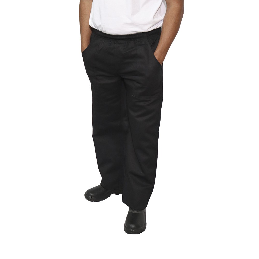 Calça Brim Cinza Uniforme Profissional Pronta Entrega