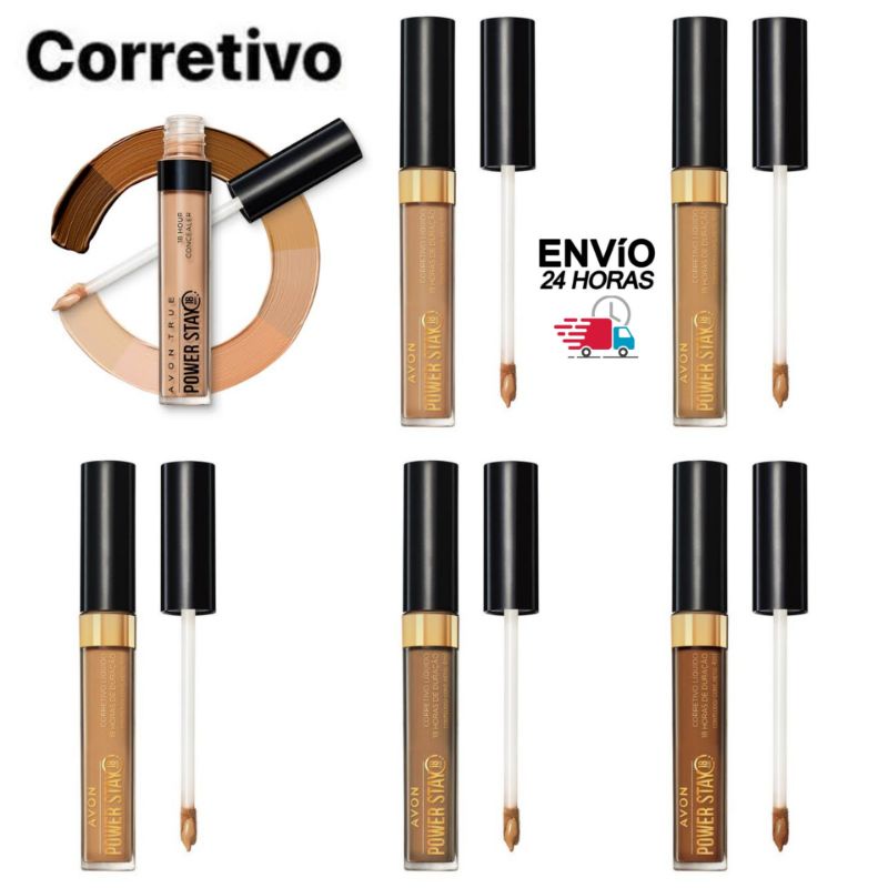 Corretivo líquido Avon Power Stay 18H - 4ml em Oferta na Shopee