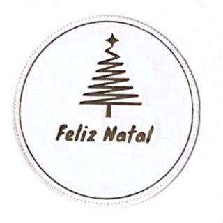 50 Etiquetas De Natal Feliz Natal Cód. 1148 (Ms) em Oferta na Shopee