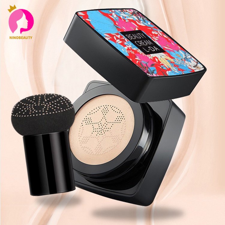 BB Cream/Base/Corretivo com Esponja com Formato de Cogumelo / Base Clareador Maquiagem Creme Clareador Cor Marfim