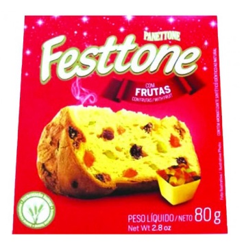 Panetone Festtone de Frutas Cristalizadas 400g em Oferta na Shopee