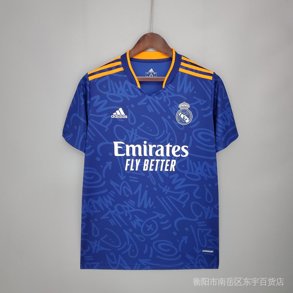 Camisa 21/22 Futebol , Real Madrid Longe Esportes Azul