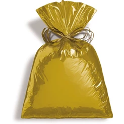 Saco Metalizado Dourado 50x70cm - 25 unidades - Cromus