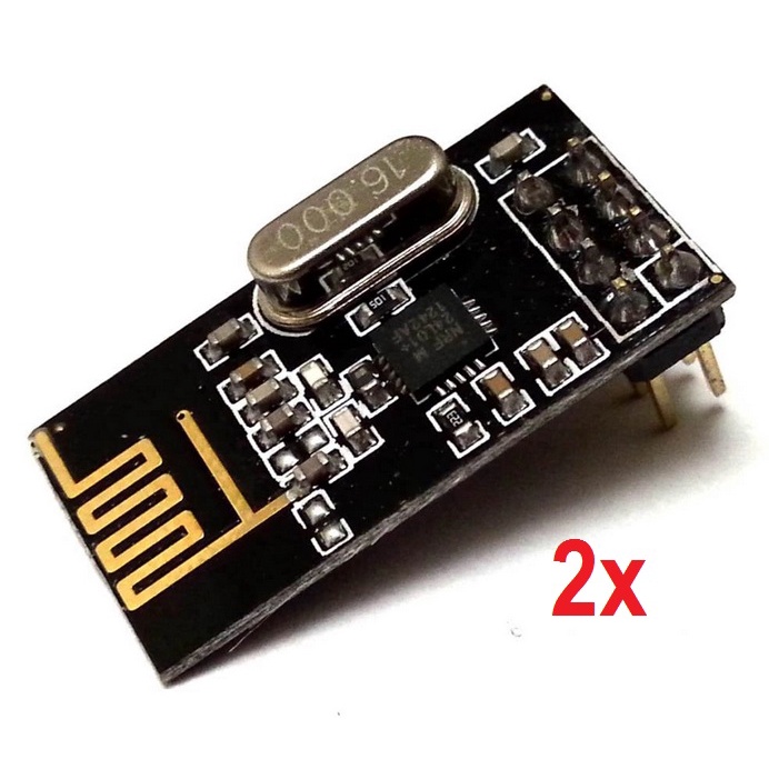 RF 2.4GHz NRF24L01 módulo (2 peças)