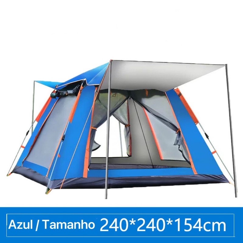 Barraca Camping Portátil Para Piquenique Ar Livre Acampamento À Prova De Chuva Equipamento Automático