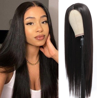 Peruca Lace Wig Lisa Sem Franja Fibra Orgânica 70cm em Oferta na Shopee