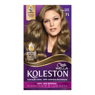 Coloração Creme Hidratante Louro Cinza Médio 71 Koleston