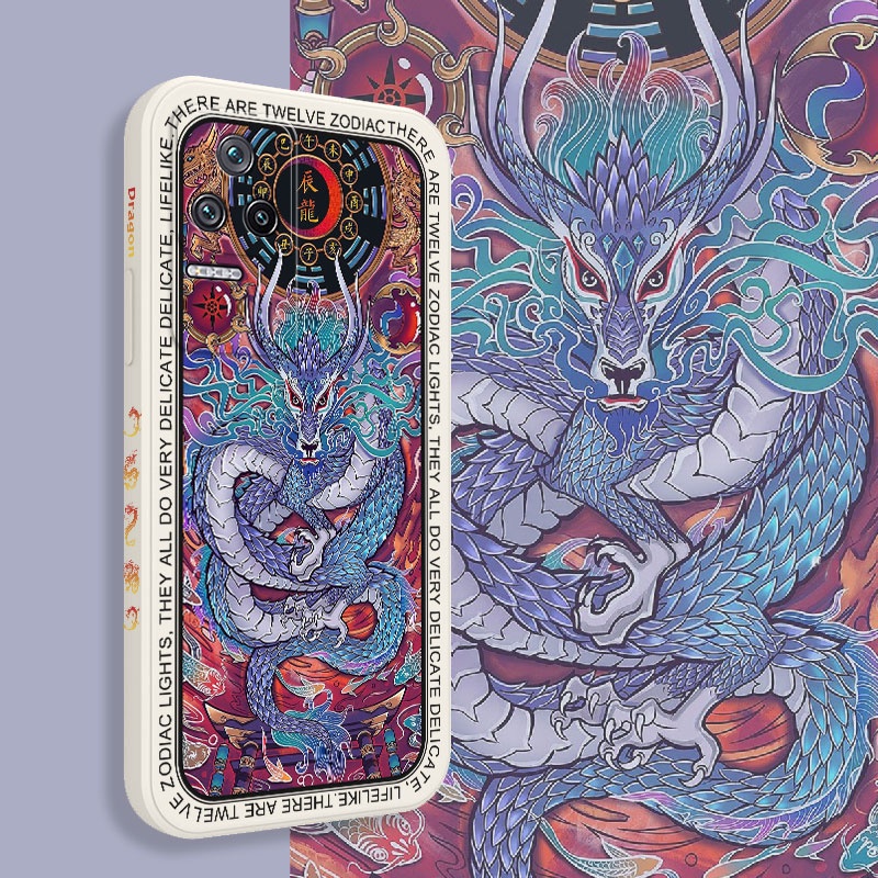 Capa Para Telefone Palace Dragon Phone Xiaomi Poco C40 M4 F4 X4 PRO 4G 5G GT Design Criativo