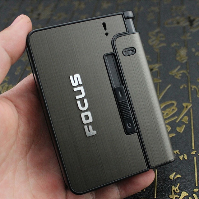Capa De Cigarros Automática Portátil De Metal Ca