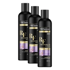 Kit 3 Shampoos TRESemmé Reconstrução e Força 400ml cada
