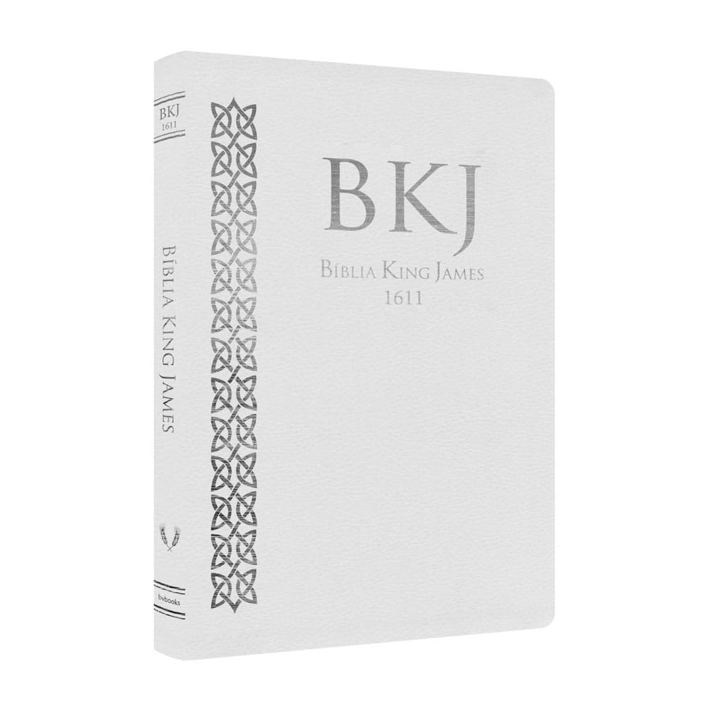 Bíblia King James 1611 Slim Ultrafina Branca