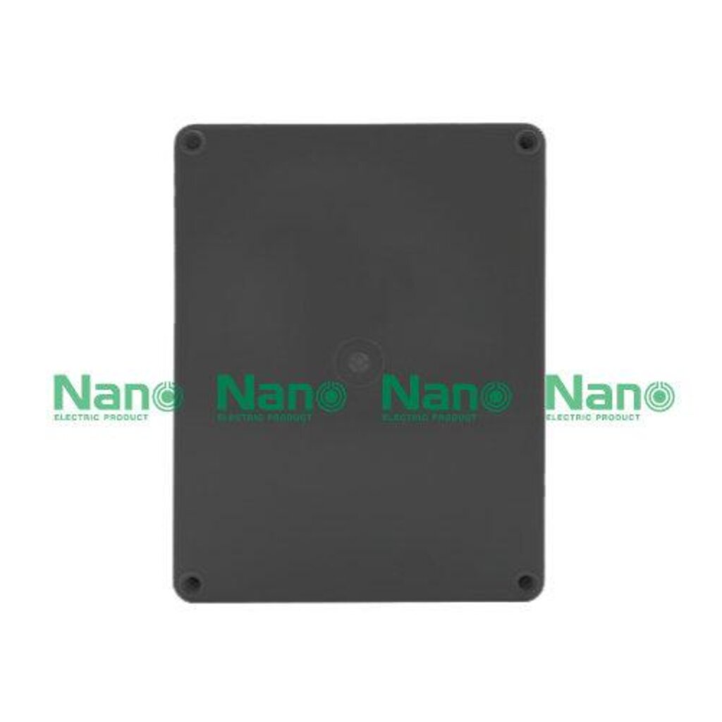 รูปสินค้า NANO Electric® NANO-205CB กล่องกันน้ำพลาสติก ฝาใส ขนาด W151xH198xD96 mm (JUNCTION BOX IP65) สีดำ
