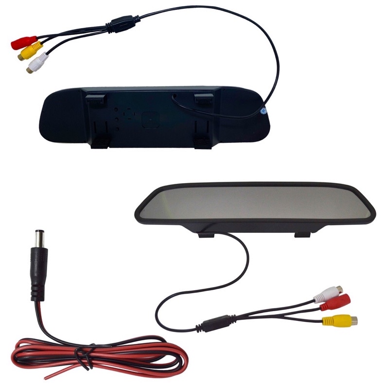 Espelho Retrovisor Monitor Câmera De Ré Tela Lcd em Oferta na Shopee