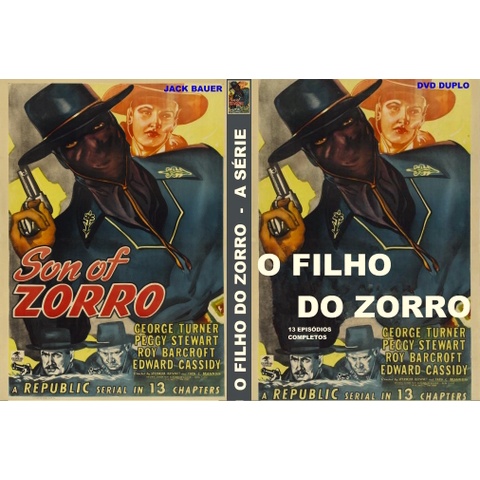 DVD Seriado O Filho do Zorro (1947) Completo 13 Eps Legendado