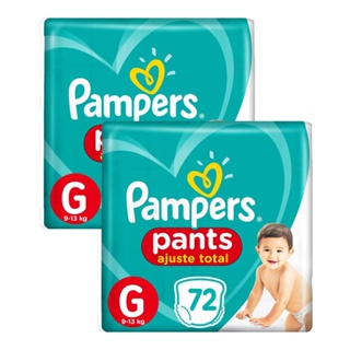 Kit 144 Fralda Pampers Pants Ajuste Total Top Tamanho G em Oferta na Shopee