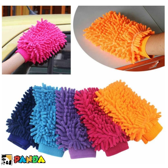 Luva Microfibra Multiuso pano Para lavar carros e Limpeza Geral em Oferta na Shopee
