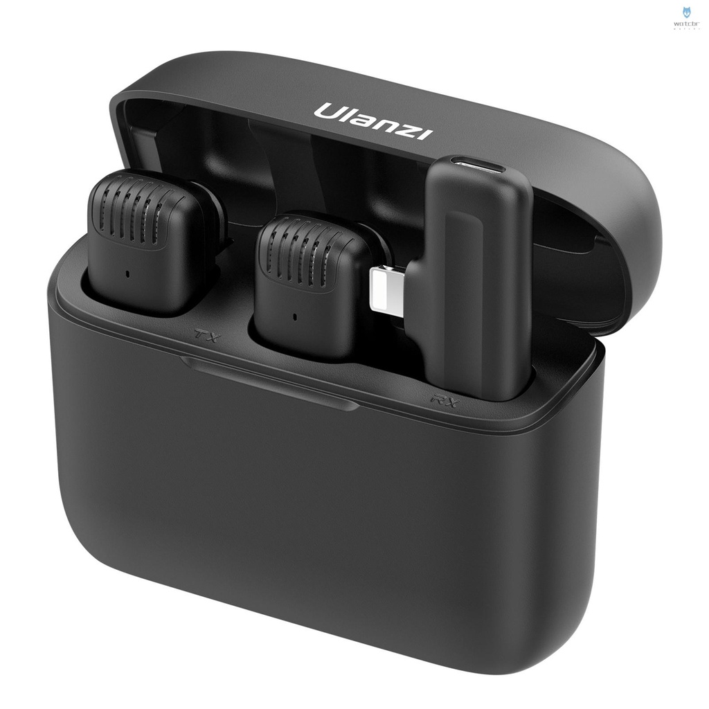 Microfone De Lapela Sem Fio Keyouhe - Pack Com 2 Unidades E Case De Carregamento | Redução De Ruído IA
