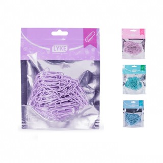 Clips Cor Pastel/Neon 33mm Bag com 100 unidades Lyke