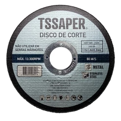 Pacote com 50pcs Disco de corte tamanho 115mm para esmerilhadeira