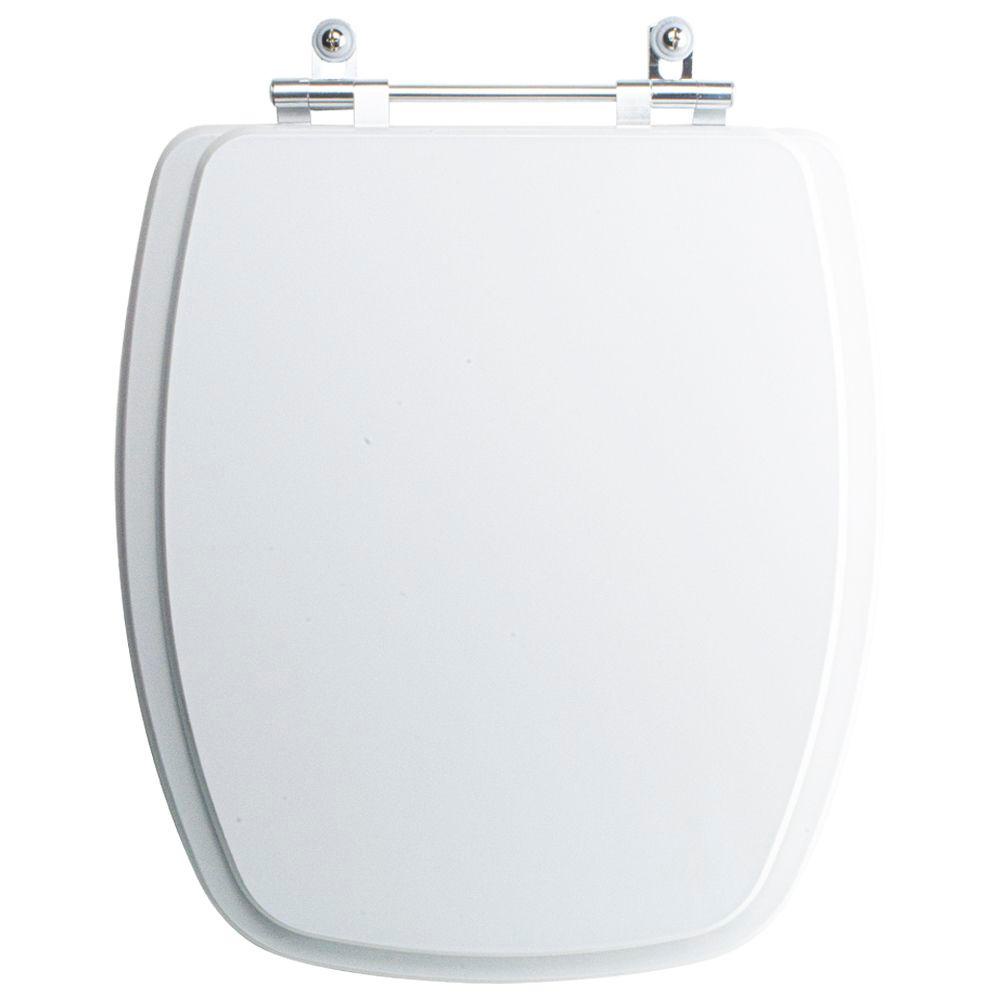 Tampa Vaso Sanitário Poliester Acrilico Amarilis Branco para bacia Fiori