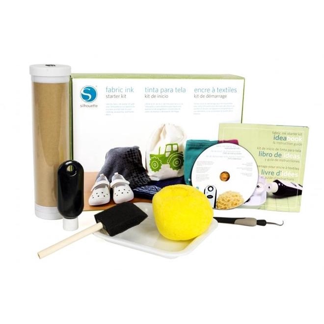 Kit Inicial de Tintas para Tecidos Silhouette em Oferta na Shopee