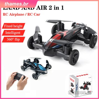 Novo Controle Remoto Land-Air Carro RC 4 Eixos Sem Cabeça Mini Quadricóptero Drone Toy Altitude Hold 360 Graus Flip