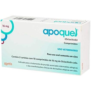 Apoquel Dermatológico Anti Coceira Cães 16 Mg 20 Comp 16mg em Oferta na Shopee